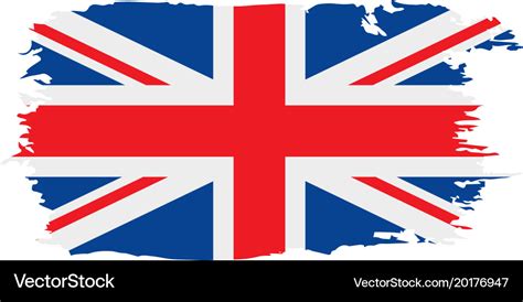 Flag of the united kingdom Royalty Free Vector Image