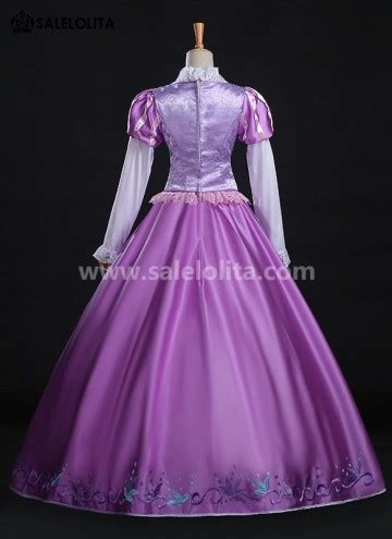 Adult Women Princess Tangled Rapunzel Cosplay Dress