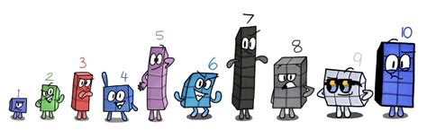 Algebralienblocks (Algebraliens as Numberblocks) by ocystrates on DeviantArt