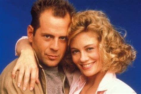 Bruce with Cybill Shepherd in Moonlighting 1980s TV series | Cybill ...