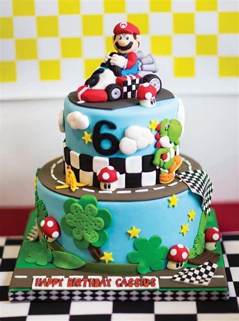 Mad Dash Racing Mario Kart Birthday Party // Hostess with the Mostess®