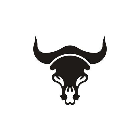 Bull head logo vector icon 14658116 Vector Art at Vecteezy