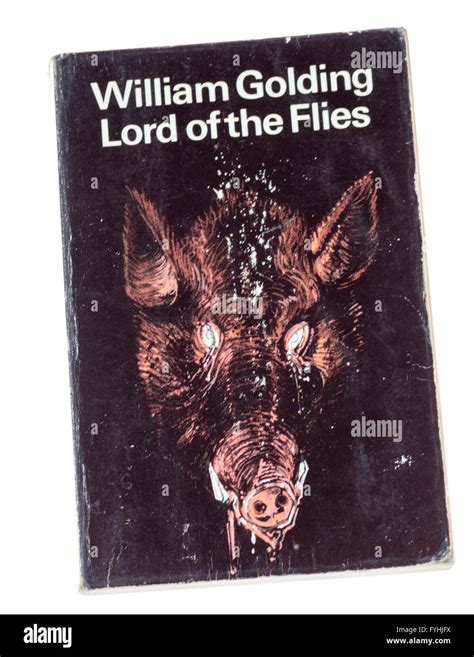 William Golding Lord of the Flies paperback book cover Stock Photo - Alamy