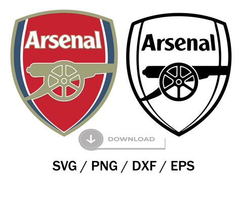 Arsenal SVG, PNG, PDF & Dxf Files, T-shirt Design, Digital Prints ...