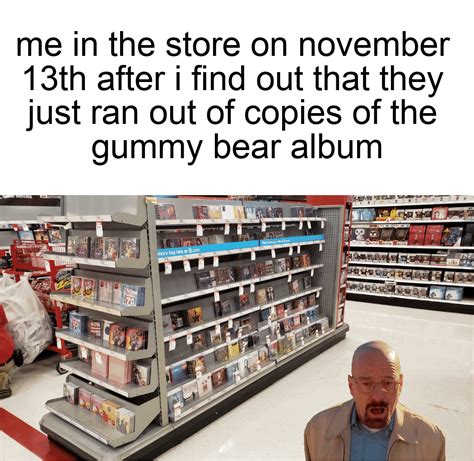 look for the gummy bear album in stores on november 13th, with lots of ...