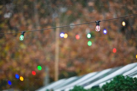 Colorful Lights At The Christmas Market - Stock Photos | Motion Array