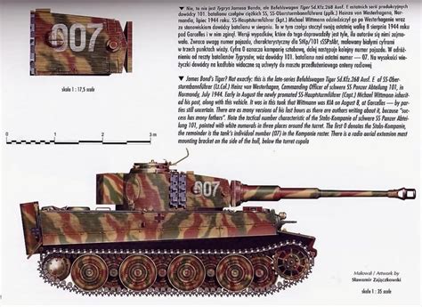 The Tiger I (pz kfpw VI) 007 of Michael Wittmann | German tanks, Tiger tank, Tanks military