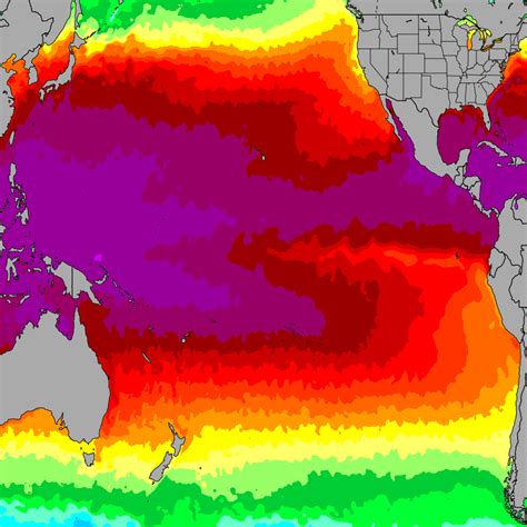 Pacific Ocean Sea Temperatures