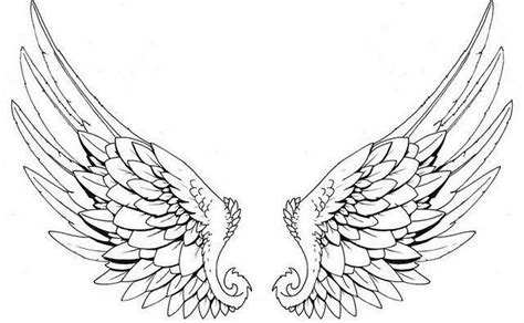 Angel Wings Stencil | New Calendar Template Site | Angel Tattoo ...