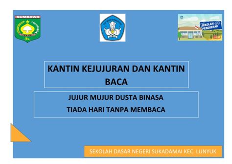 SPANDUK KANTIN KEJUJURAN DAN KANTIN BACA (4m X 1m) | PDF