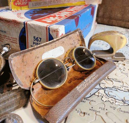 Antique wire Eyeglasses - Vintage Recycled