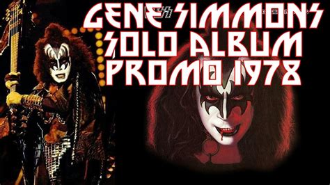 KISS - Gene Simmons Solo Album 1978 Promo Interview - YouTube