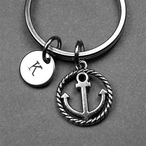 Anchor Keychain Anchor Keyring Nautical Keychain Anchor - Etsy Canada ...