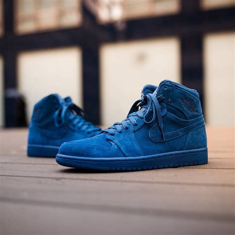 Nike Air Jordan 1 Retro High: Blue Suede Jordan 1s, Jordan 1 Retro High ...