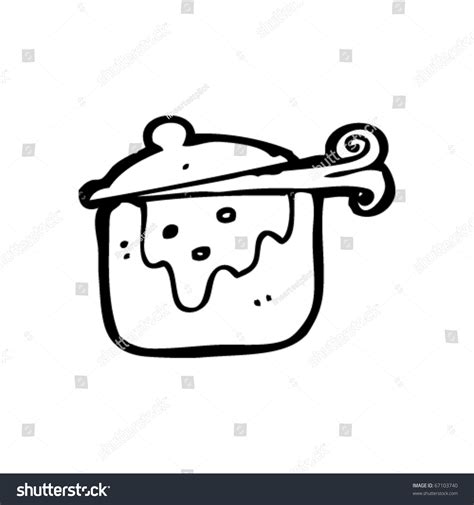 Boiling Pot Cartoon Stock Vector Illustration 67103740 : Shutterstock