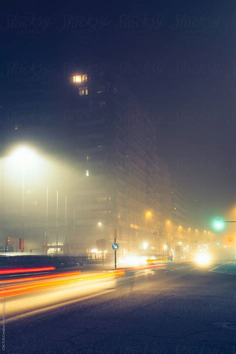 "Foggy Cityscape" by Stocksy Contributor "CACTUS Creative Studio" - Stocksy