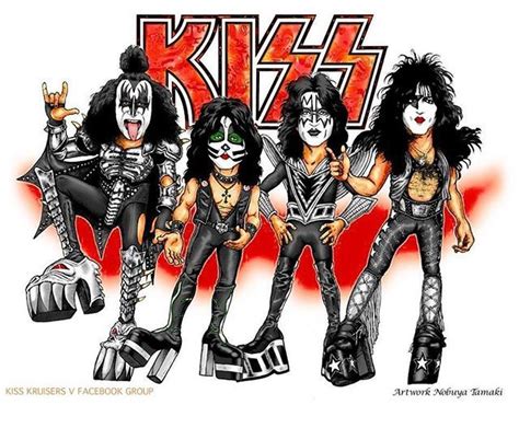 #KISS Fan Art! Thanks to Nobuya Tamaki for sharing this awesome #KISS art with us. # ...