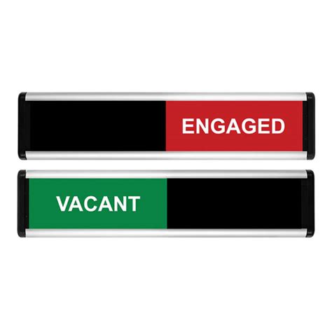 Vacant/Engaged Sliding Door Sign | SafetySigns4Less