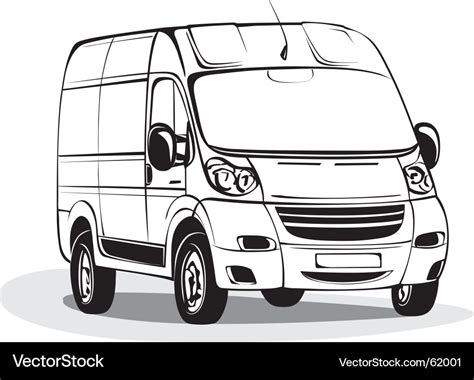 Minibus Royalty Free Vector Image - VectorStock