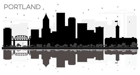 Portland Skyline Vector Art, Icons, and Graphics for Free Download