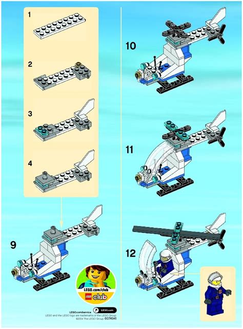 View LEGO® instruction 30226 Police Helicopter - LEGO instructions and ...