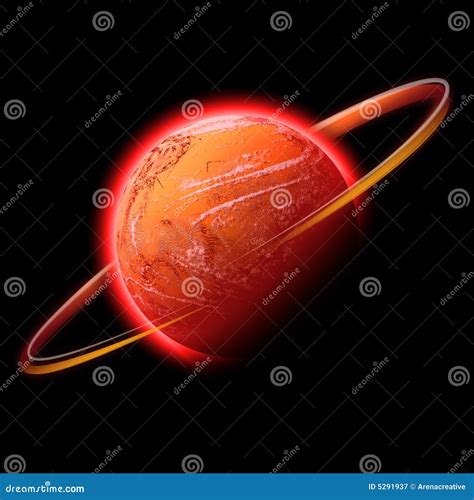 Red space planet stock illustration. Illustration of mars - 5291937