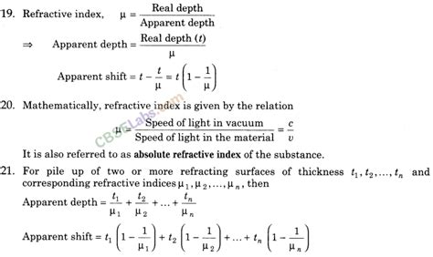 Ray Optics and Optical Instruments Class 12 Notes Chapter 9 - OnlineLearning.blog