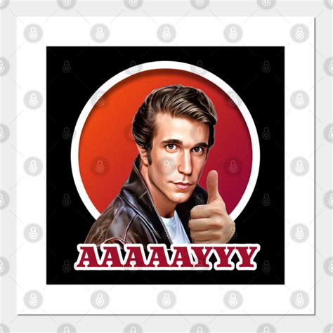 Happy Days - Fonzie - Fonzie - Posters and Art Prints | TeePublic