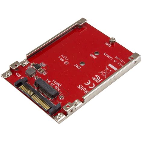 Buy StarTech.com M.2. PCI-e NVMe to U.2 (SFF-8639) Adapter - Not Compatible with SATA Drives or ...