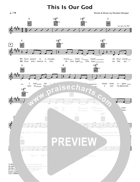 This Is Our God Sheet Music PDF (Hillsong Worship) - PraiseCharts