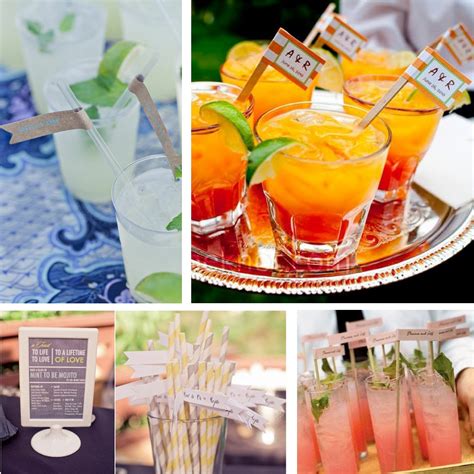 The Bridal Notebook: Signature Wedding Cocktails: 2013 Trends