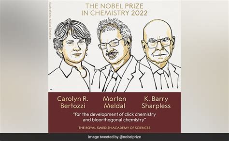 ノーベル賞はクリックケミストリーの開発のために3人の科学者に行きます - Nipponese