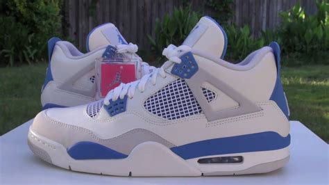 Air Jordan 4 (IV) Military Blue 2012 - YouTube