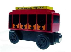 Amazon.com: "Limited Edition Mr. Rogers' Neighborhood Wooden Trolley ...