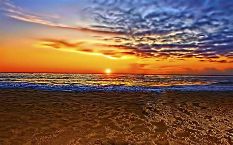 Hd Just Beautiful Wallpaper, Beach, Sky, Sea, Sunset, - Keindahan ...