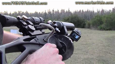 FN303 modified for paintball! - YouTube