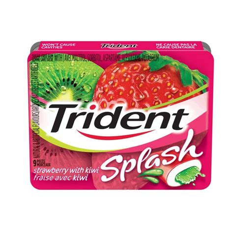 Trident 9 Piece Trident Splash Strawberry Kiwi Gum | Home Hardware