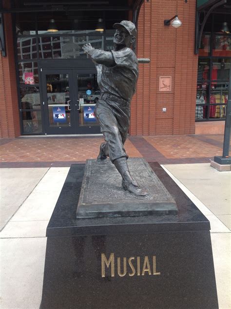 Stan Musial Statue outside Busch Stadium #stl bb | St louis baseball ...