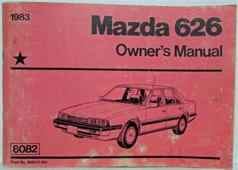 1983 Mazda 626 Owners Manual