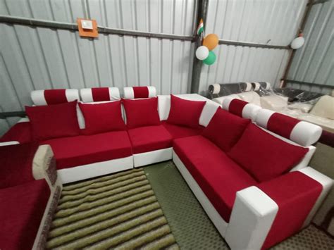 3+1+1 Fibre L Shaped Corner Sofa Set at Rs 25000/set in Chennai | ID ...