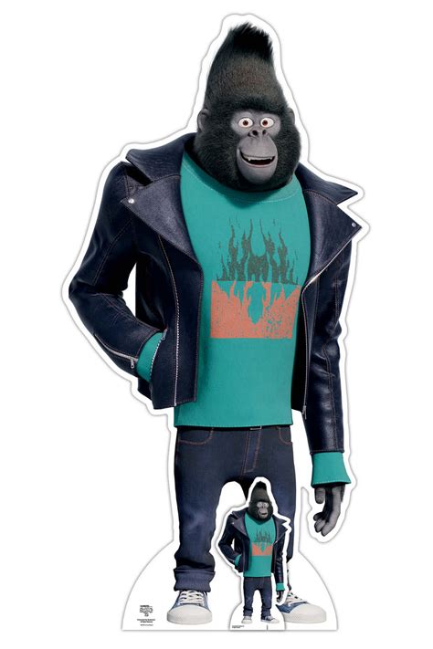 Johnny the Gorilla from Sing 2 Official Cardboard Cutout / Standee