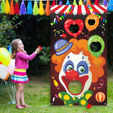 Amazon.com: Blulu Carnival Toss Games with 3 Bean Bag, Fun Carnival ...