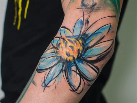 Yellow Daisy Flower Tattoo Designs | Best Flower Site