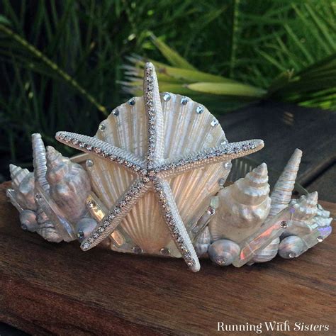 How To Make A Seashell Mermaid Crown - Running With Sisters