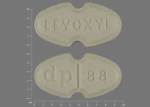 LEVOXYL dp 88 Pill Images (Green / Elliptical / Oval)