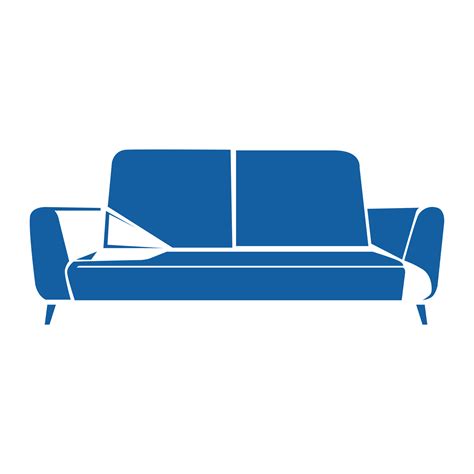 sofa vector silhouette illustration 11469989 Vector Art at Vecteezy