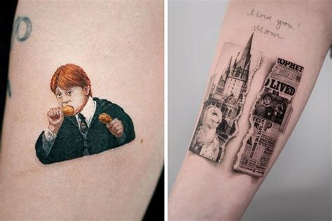 118 Harry Potter Tattoos For Ultimate Fans Of The Wizarding World | Bored Panda