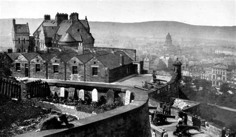 Tour Scotland Photographs: Old Photograph Hospital Edinburgh Castle Scotland