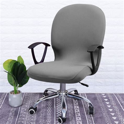 Office Chair Covers Removable Stretch Cushion Slipcovers Stretchy for ...