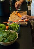 Free picture: carrot, cucumber, culinary, kitchen table, slices, health, wood, fruit, board, wooden